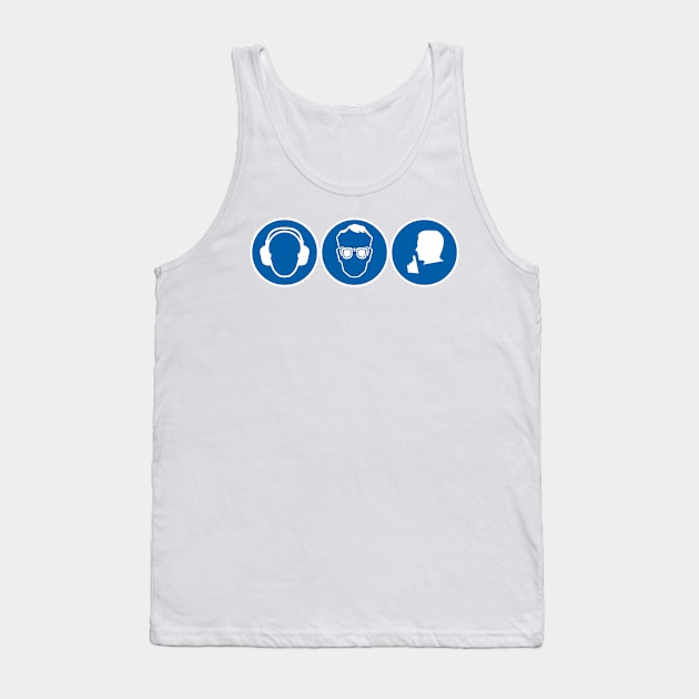 No Hear, No See No speak Tank Top by WkDesign